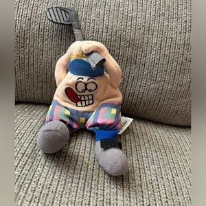1998 Vintage talking Silly Slammer #34 golf bean bag plush.